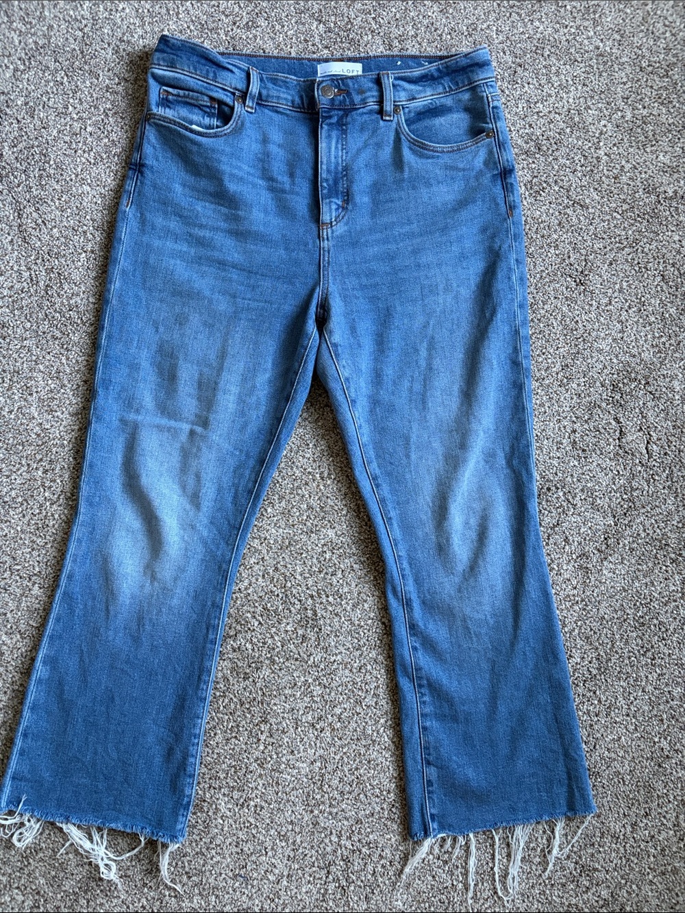 Loft women’s size 30 kick crop jeans